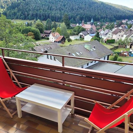 Ferienwohnung Wohlfühloase im Schwarzwald mit Panoramablick Enzklösterle Exterior foto